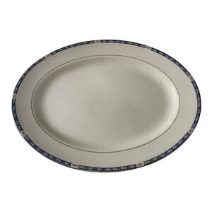 National Vintage China NAI11 Oval Serving Platter  13” x 10” Made In USA